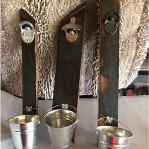 Bourbon Barrel bottle openers.